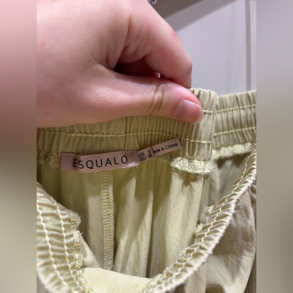 ESQUALO Soft Yellow Elastic Maxi Skirt 36 - Picture 2 of 4